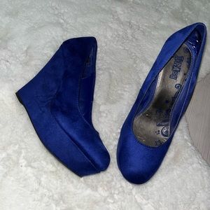 Blue heels